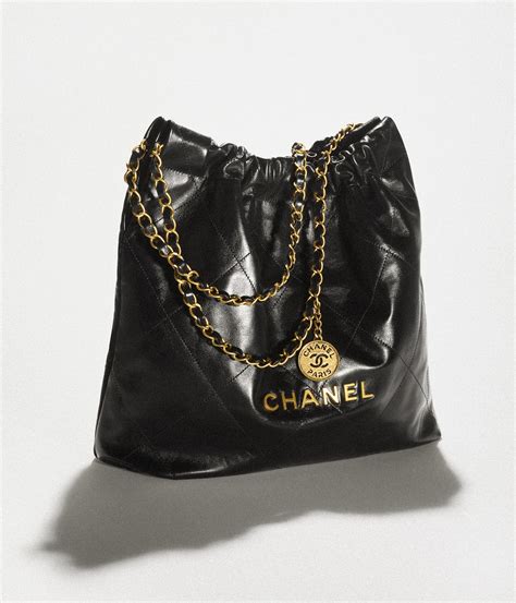 chanel 22 bag large|chanel 22 bag small black.